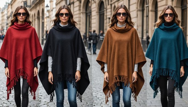 Découvrez la collection de ponchos tendance pour femme et homme